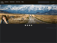 Tablet Screenshot of christiechaney.com